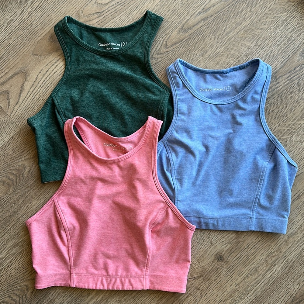 Outdoor Voices Crop Top Bundle/Lot